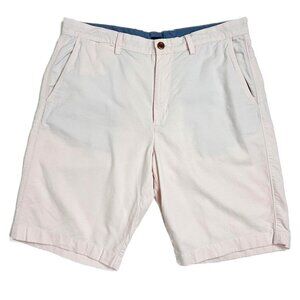 J. Crew Club Shorts Men's Size 35 Pink Flat Front Bermudas